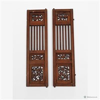 神龕木雕花門扇藏品圖，第4張