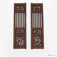 神龕木雕花門扇藏品圖，第10張