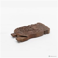 雕花紅床腳一對藏品圖，第3張