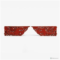 鏤刻金龍木片一對藏品圖，第2張