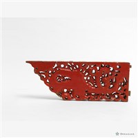 鏤刻金龍木片一對藏品圖，第4張