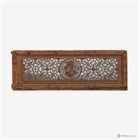 鏤空精雕窗片3片藏品圖，第7張