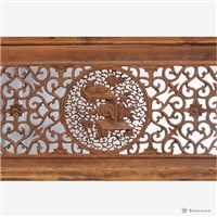 鏤空精雕窗片3片藏品圖，第10張