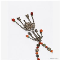 銀花瓶紋墜飾項鍊藏品圖，第4張