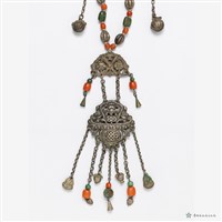 銀花瓶紋墜飾項鍊藏品圖，第3張