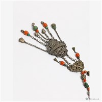 銀花瓶紋墜飾項鍊藏品圖，第4張