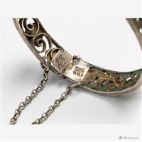 松鼠葡萄銀鐲藏品圖，第4張