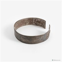 花開富貴銀鐲藏品圖，第2張