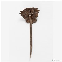 蝴蝶銀髮簪藏品圖，第2張