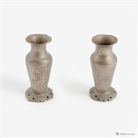 銀花瓶一對藏品圖，第2張