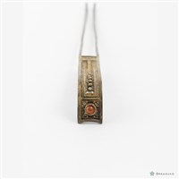 銀鏤空雕花髮釵藏品圖，第3張