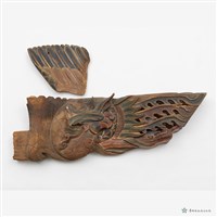 飛鳳花材一對藏品圖，第3張