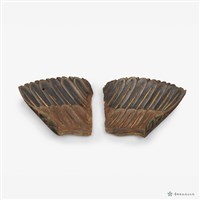 飛鳳花材一對藏品圖，第25張