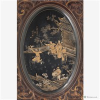 四面彩繪推門一對藏品圖，第7張