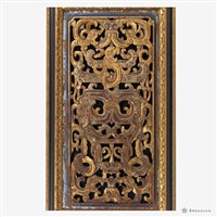 圖龍花卉飾板一對藏品圖，第4張