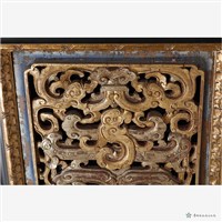 圖龍花卉飾板一對藏品圖，第6張