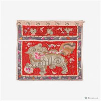 盤金獅球桌裙藏品圖，第1張