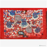 牡丹鳳凰桌裙藏品圖，第3張