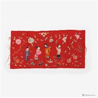 人物花鳥繡片藏品圖，第2張