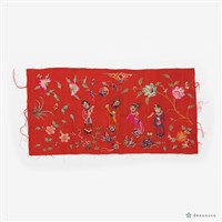 人物花鳥繡片藏品圖，第3張