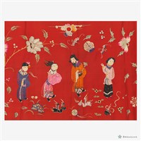 人物花鳥繡片藏品圖，第4張