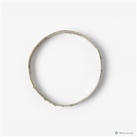 花草纏枝銀手鐲藏品圖，第1張