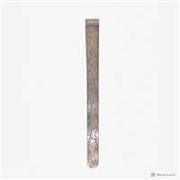 蓮花纏枝銀扁方藏品圖，第1張