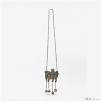銀麒麟送子項鍊藏品圖，第1張