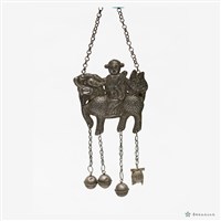 銀麒麟送子項鍊藏品圖，第3張