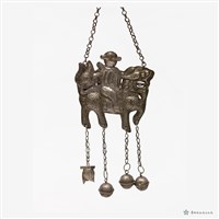 銀麒麟送子項鍊藏品圖，第4張