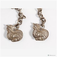 銀肚兜掛飾藏品圖，第3張