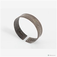 銀捲草紋手鐲藏品圖，第4張