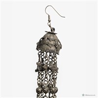 銀刻花耳墜藏品圖，第5張