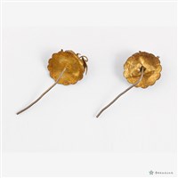 銀鎏金點翠髮簪藏品圖，第2張