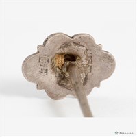 銀雕花髮簪藏品圖，第3張