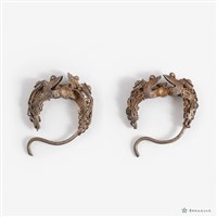 銀耳環一對藏品圖，第2張