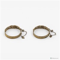 鎏金三多手環一對藏品圖，第2張