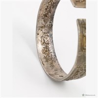 花草紋銀鐲藏品圖，第5張