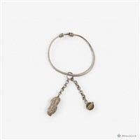 銀花生吊飾手環藏品圖，第1張