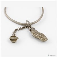 銀花生吊飾手環藏品圖，第3張