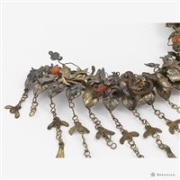 銀鳳凰髮飾藏品圖，第4張