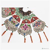 繡花霞披藏品圖，第6張