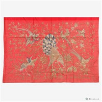 盤金花鳥桌裙藏品圖，第3張