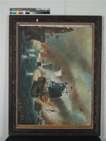 油畫-進兵鹿耳海戰摧敵藏品圖，第1張