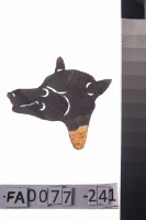 皮影戲偶頭-雜藏品圖，第1張