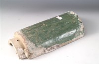 綠釉筒瓦藏品圖，第1張