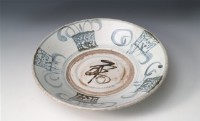 青花花草紋盤藏品圖，第1張