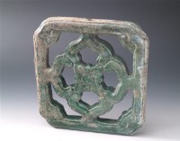綠釉花磚藏品圖，第1張