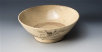 青花花草紋碗	 	藏品圖，第1張
