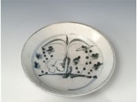 青花花草紋盤藏品圖，第1張